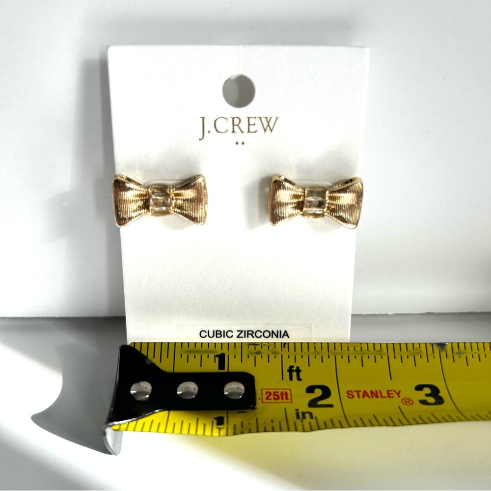 đJ. Crew Factory Womenâs Bow Earrings. - Picture 4 of 5